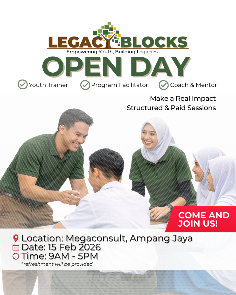 Legacy Blocks Open Day poster